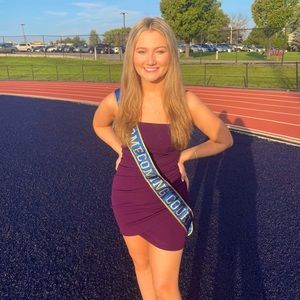 WORN ONCE—Bodycon Purple Windsor Dress Size 4!